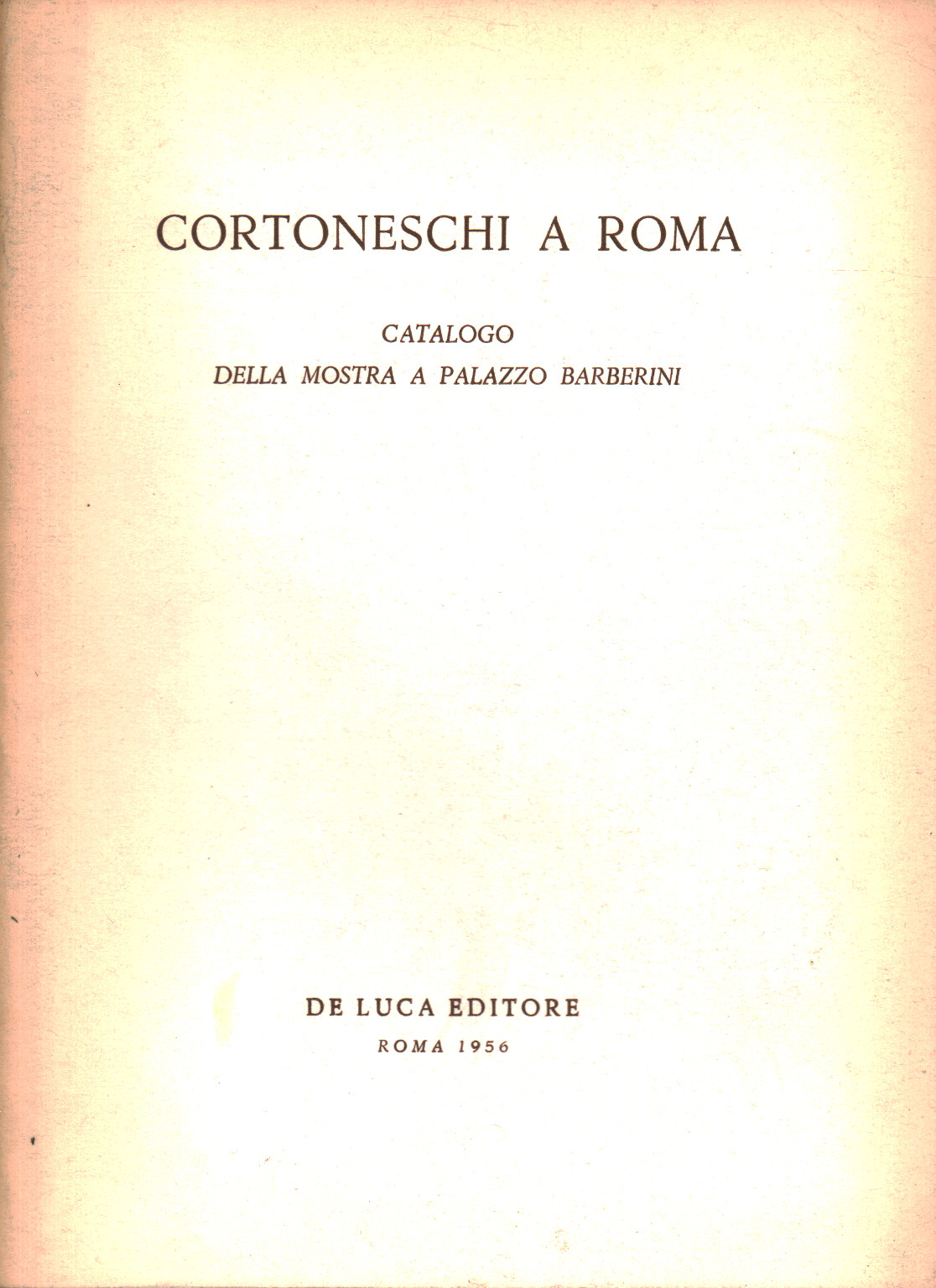 Cortoneschi a Roma, s.a.