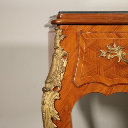 Revival Serpentine Desk Italy First Half of 1900s