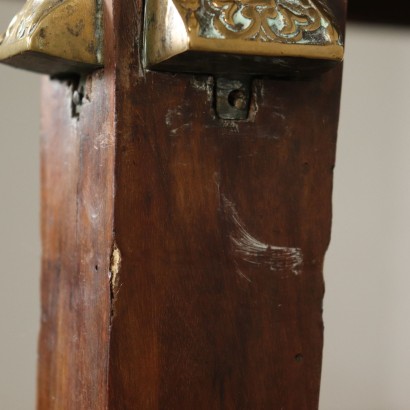 Directory Console Table Mahogany Marble Top Italy Early 1800s