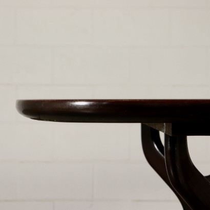 Tisch Holz und Glas Vintage Italien 50er-60er Jahren