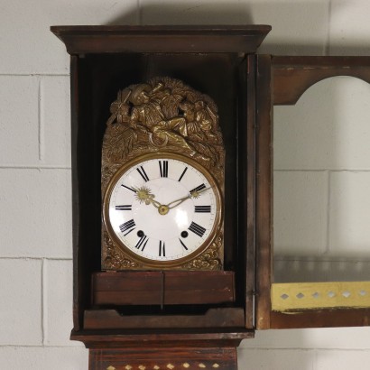 Grandfather Clock Lacquered Wood France Mid 1800s