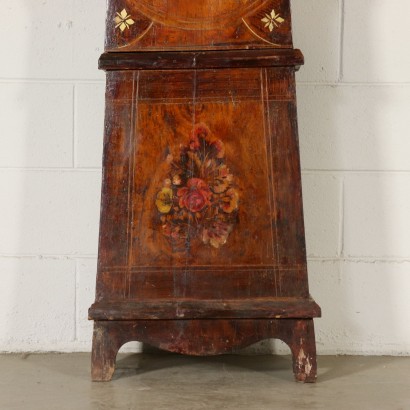 Grandfather Clock Lacquered Wood France Mid 1800s