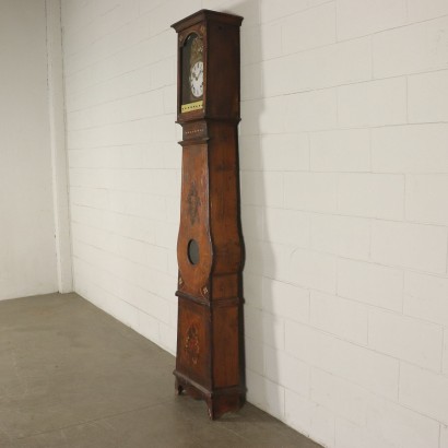 Grandfather Clock Lacquered Wood France Mid 1800s