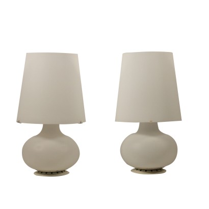 Pair of Table Lamps by Max Ingrand Vintage Italy 1960s-1970s