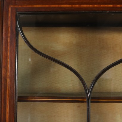 English Display Cabinet Mahogany Early 1900s