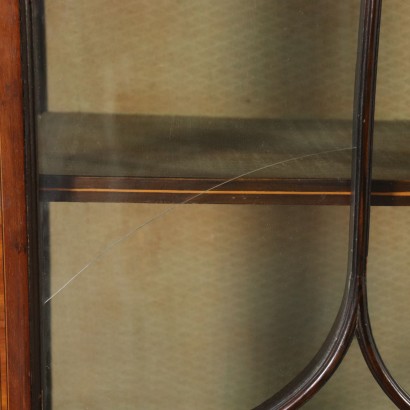 English Display Cabinet Mahogany Early 1900s