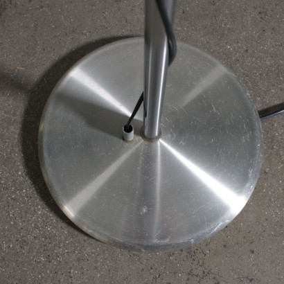 Lampadaire Métal Aluminium Italie Années 70