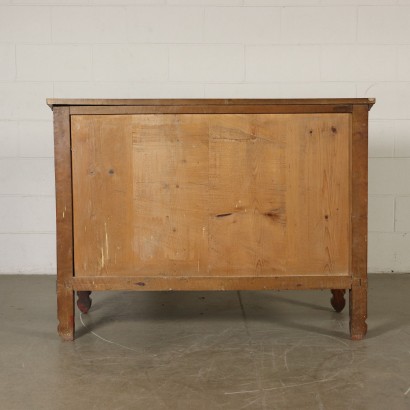 Chest of Drawers Solid Walnut Italy Early 1800s