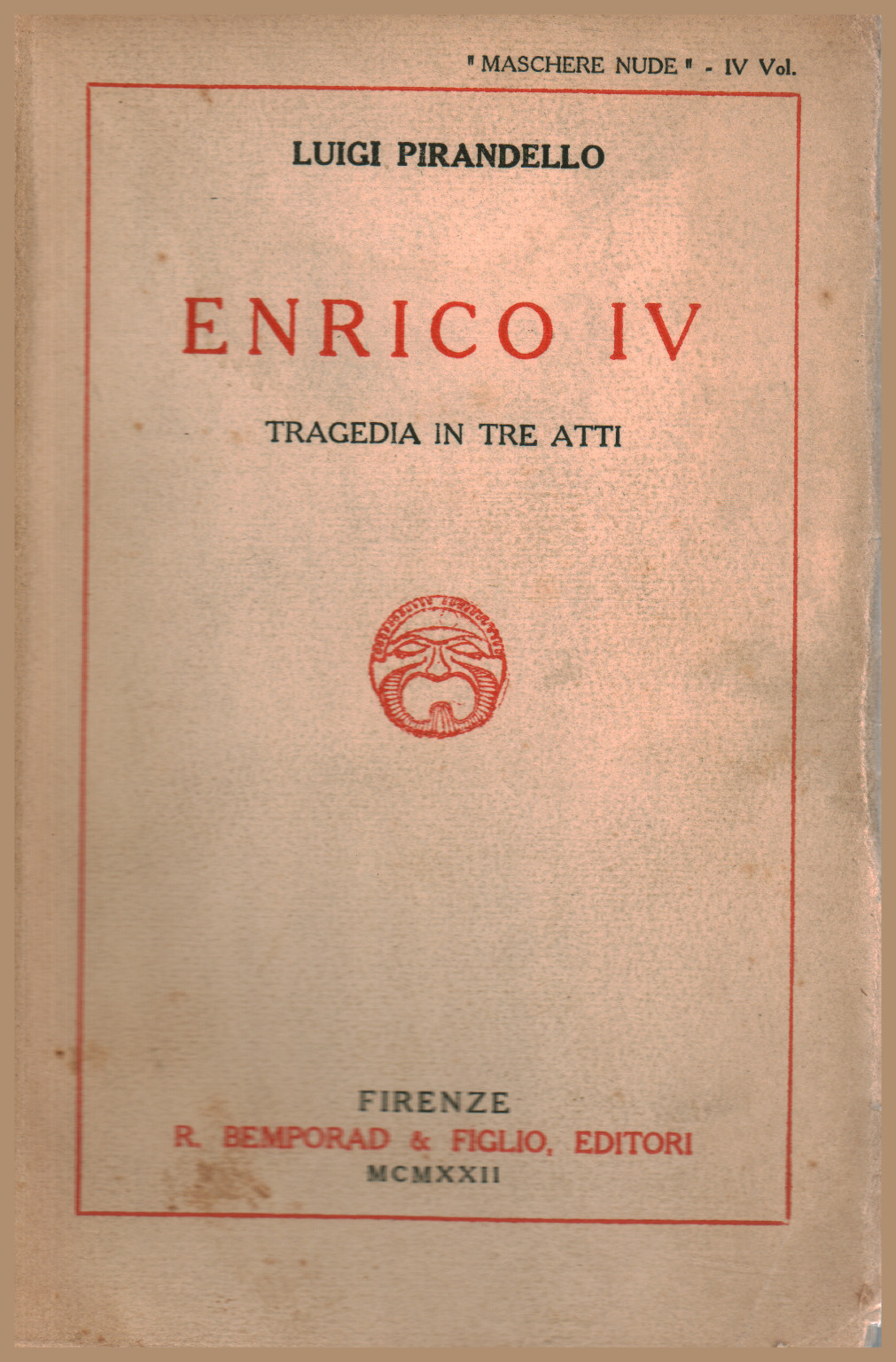 Enrico IV, Luigi Pirandello- web generico