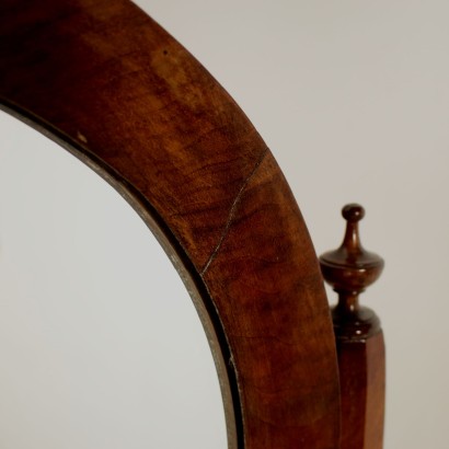 Table Cheval Mirror Walnut Italy First Quarter of 1800s