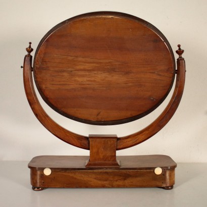 Table Cheval Mirror Walnut Italy First Quarter of 1800s