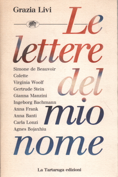 Le lettere del mio nome, s.a.