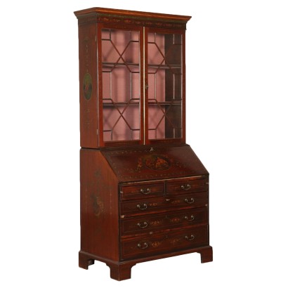 Bureau Bookcase with Drop-leaf Mahogany England 19th Century