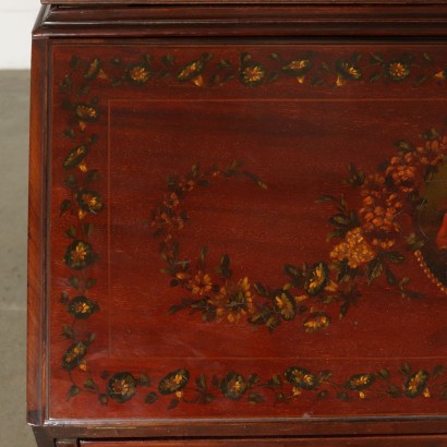 Bureau Bookcase with Drop-leaf Mahogany England 19th Century