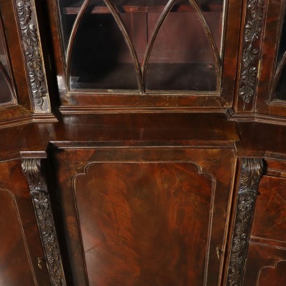 Großes Bücherregal Sechs Blöcken England 19. Jahrhundert