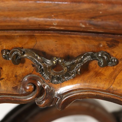 Console Table with Mirror Italy First Half of 1900s