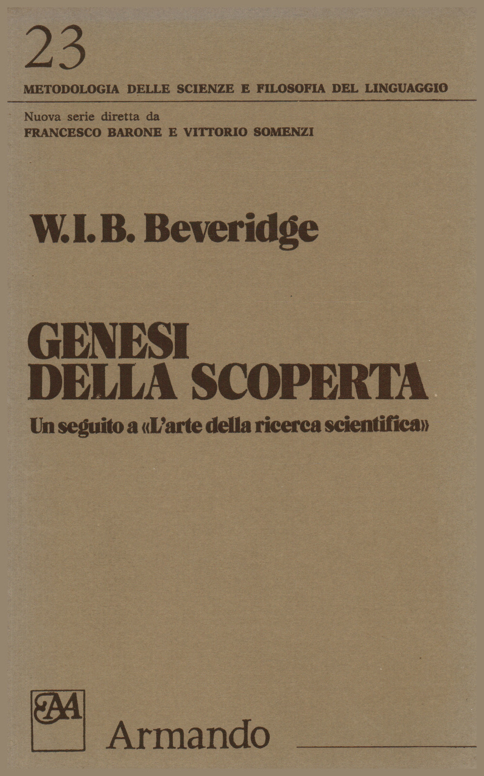 The genesis of the discovery, s.a.