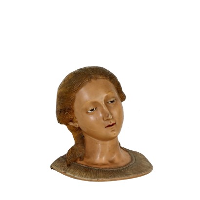 The bust in Wax