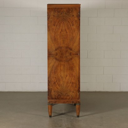 Armoire Art Decò Verre Bois Bronze Italie '900