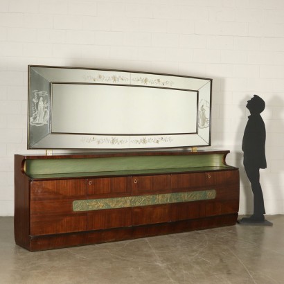 modernariato, modernariato di design, buffet, buffet modernariato, buffet di modernariato, buffet italiano, buffet vintage, buffet anni '50, buffet design anni 50