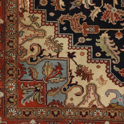 Wool and Cotton Handmade Tabriz Carpet Made in Romania 20th Century