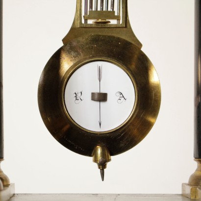 Portico Clock Gilded Bronze Made in France First Half of 1800