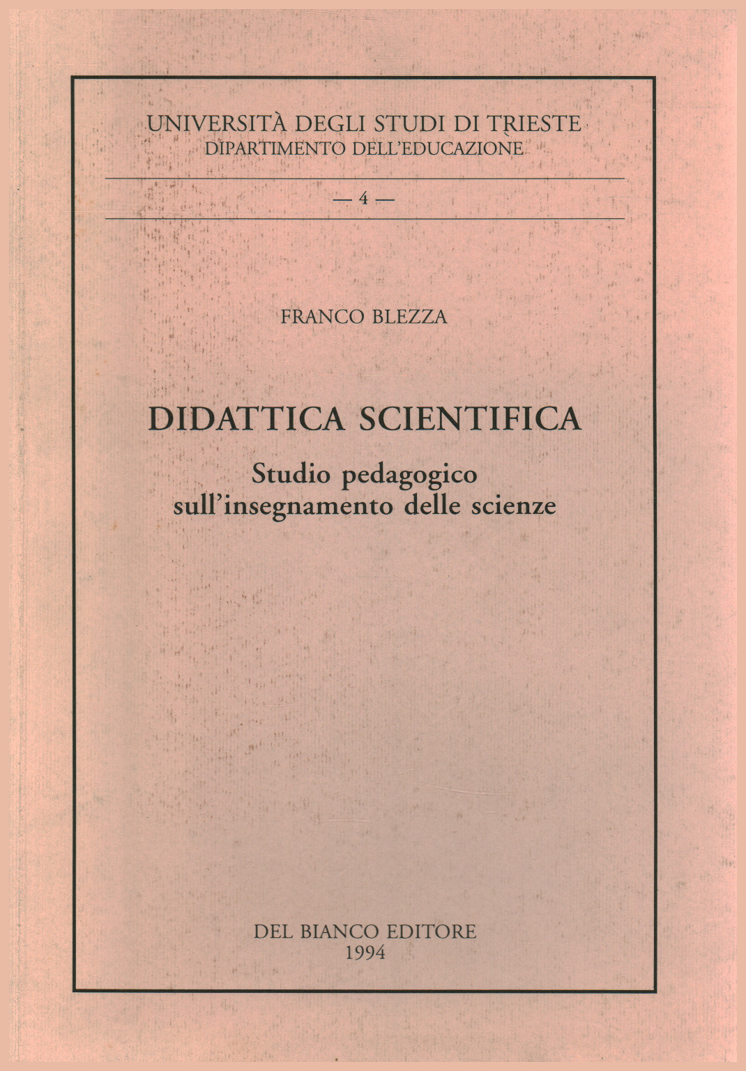 Didattica scientifica, s.a.