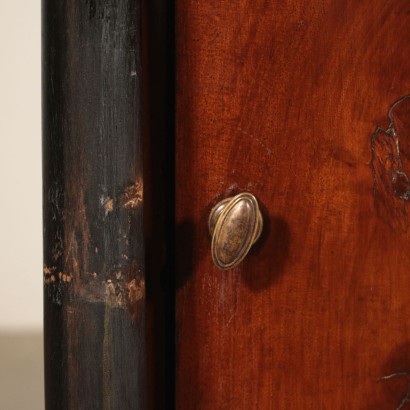 Empire Nightstand Walnut Italy Early 19th Century