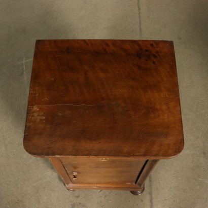 Pair of Nightstands Walnut Italy Mid 19th Century