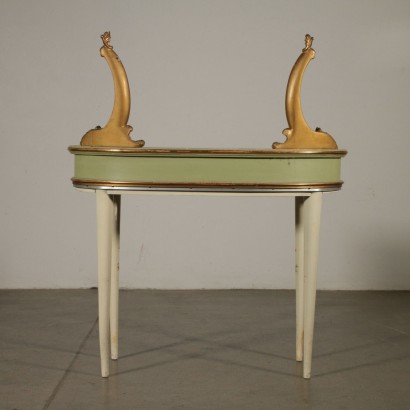 Lacquered Console with Mirror Italy First Half of 1900s