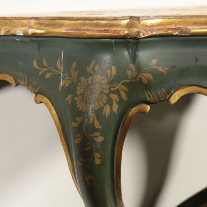 Pair of Drop-Shaped Console Tables Italy First Half of 1900s