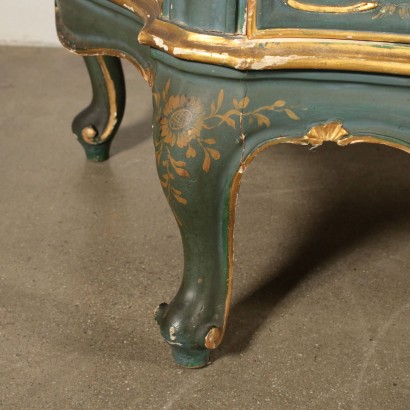 Commode Bois doré Fabriqué en Italie Première moitié '900