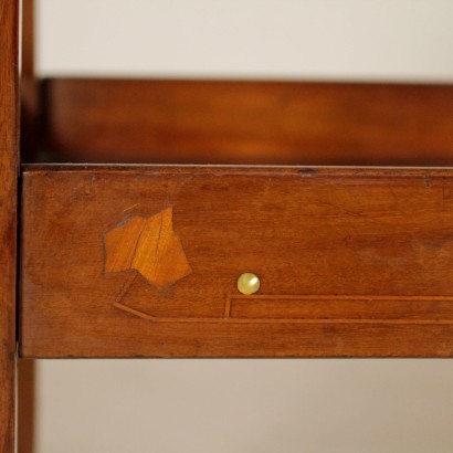 Elegant Coffee Table with Inlays Italy Late 1800s