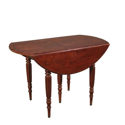 Drop-Leaf Extending Table Mahogany England 19th Century