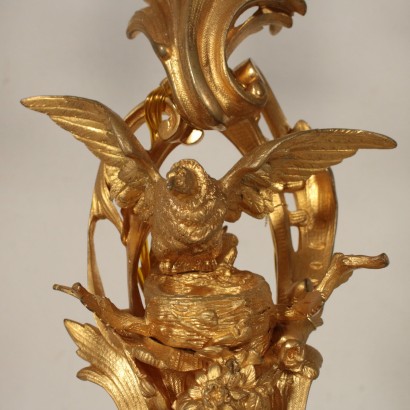 Gilded Bronze Candle Tree Early 20th Century