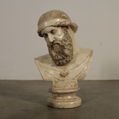 Resin Bust Greek Philosopher 20th Century