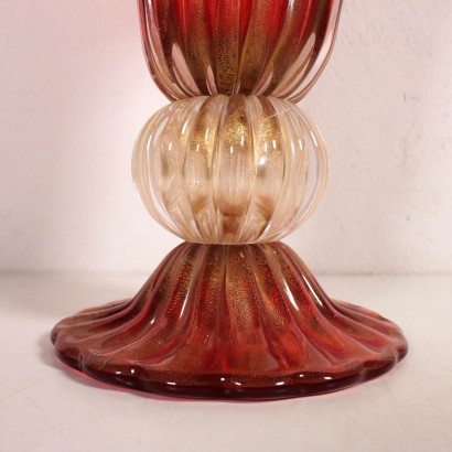 Vase im Stil von Barovier Glas Murano 20. Jahrhundert