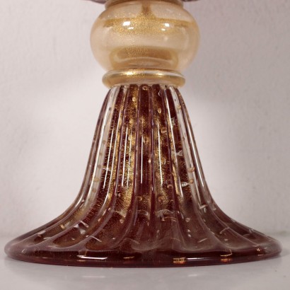 Vase im Stil von Barovier & Toso Glas Murano 20. Jahrhundert