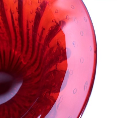 Vase im Stil von Barovier & Toso Glas Murano 20. Jahrhundert