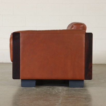 Sofa by Afra & Tobia Scarpa Leather Vintage Italy 1960s-1970s