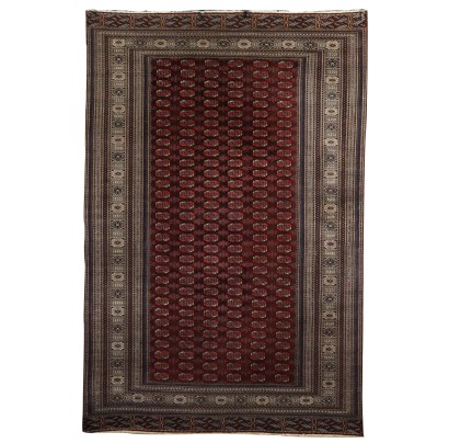 Bukhara Carpet Turkmenistan Wool 1940s-1950s