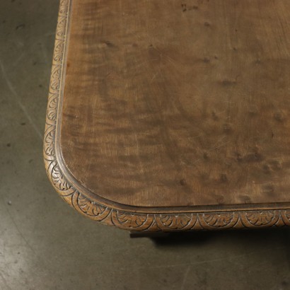 Extending Table Walnut Italy Early 20th Century