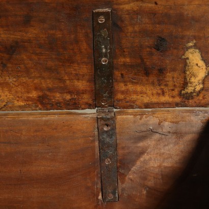 Carved Storage Bench Walnut Italy 18th Century