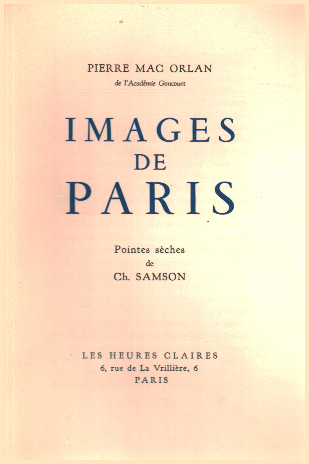Images de Paris, s.zu.