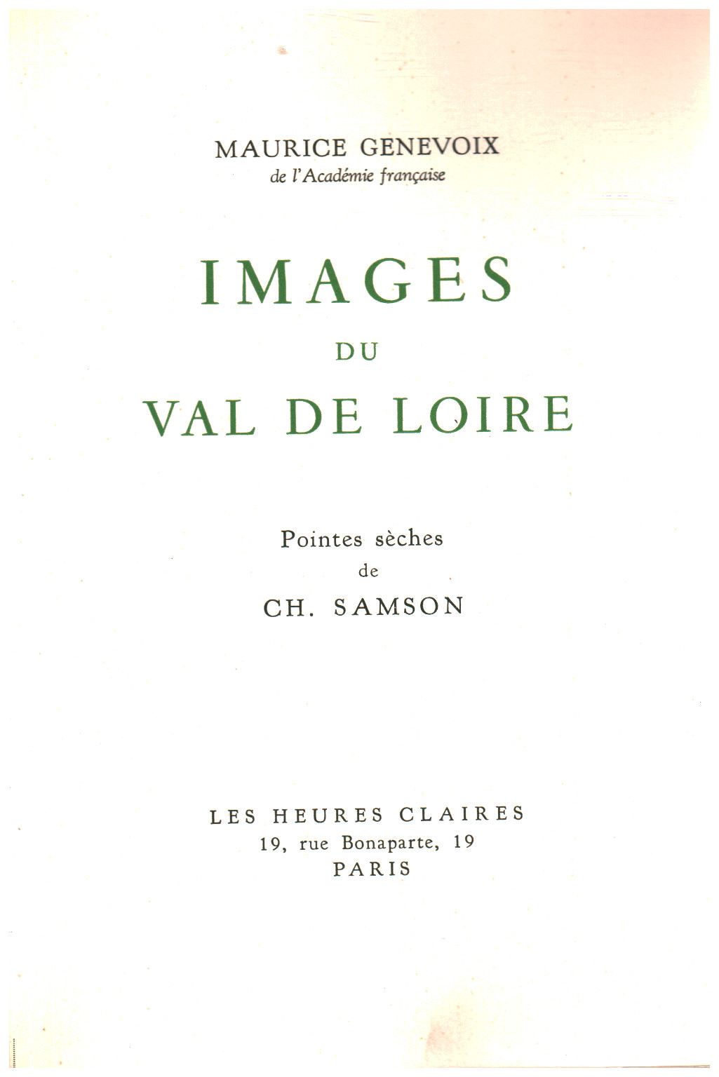 Imágenes del Val de Loire, s.a.