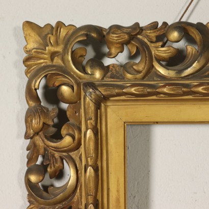 Revival Carved Gilded Frame Italy 20th Century