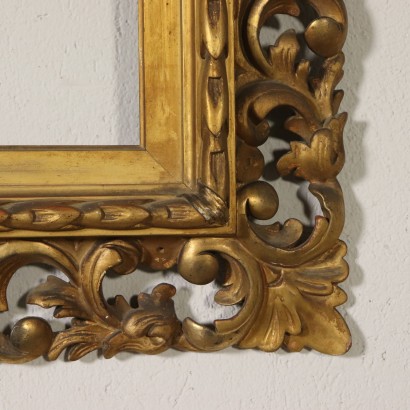 Geschnitzter Rahmen Vergoldet Italien erste Hälfte '900.