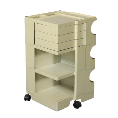 Service Cart by Joe Colombo Plastic Material Vintage Italy 1960s