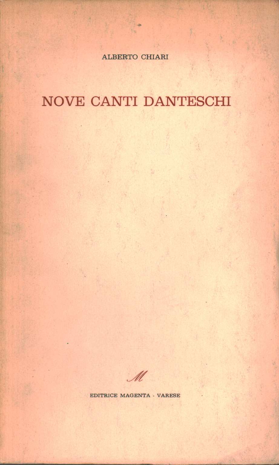 Nine songs from dante's comedy, s.a.