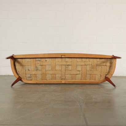 Empire Sofa Beech Gilded Turnings Italy 19th Century